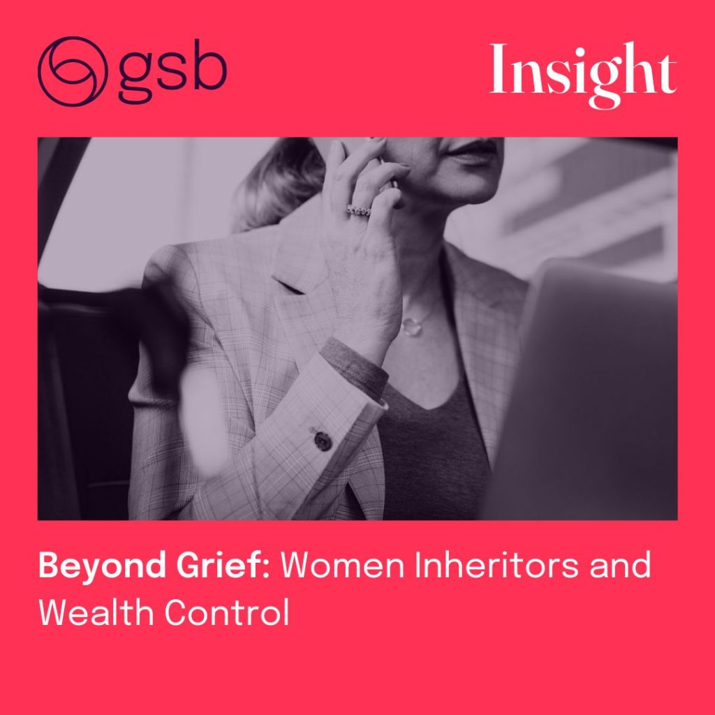 Beyond Grief: Women Inheritors and Wealth Control